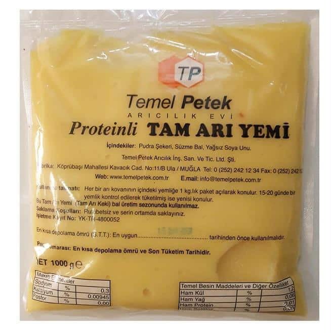 Temel  Petek Proteinli Arı Keki gorsel 3
